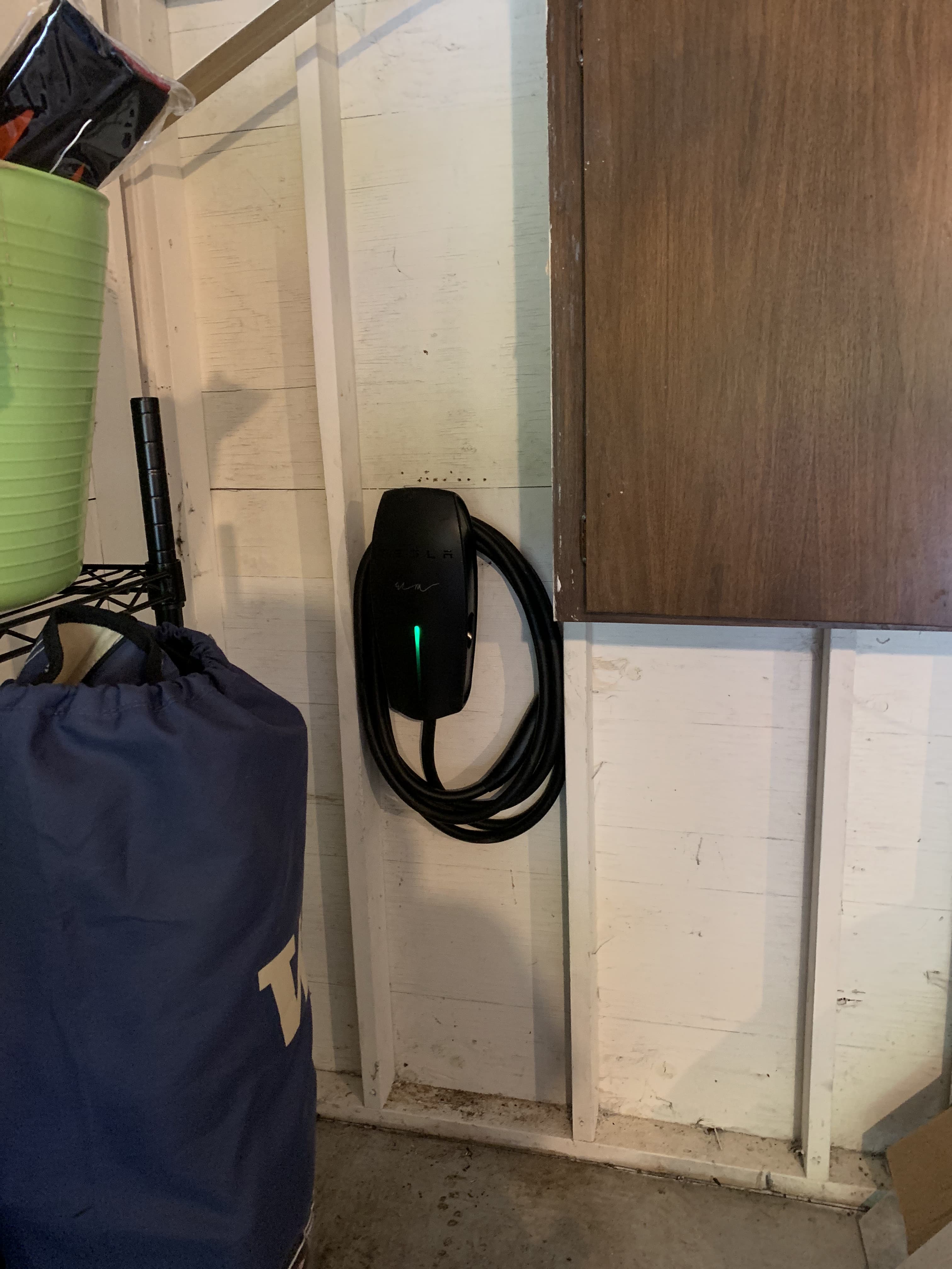 EV Charger with Custom Mount