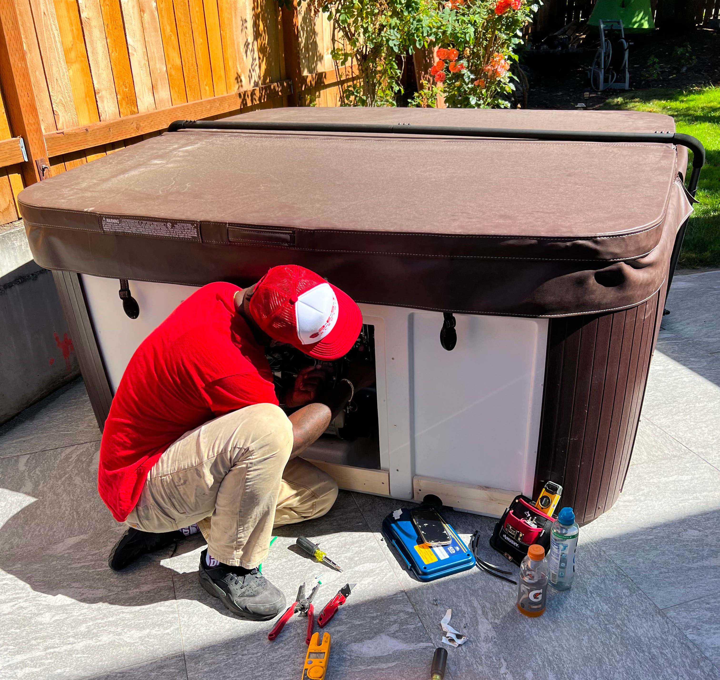 Hot Tub Electrical Connection