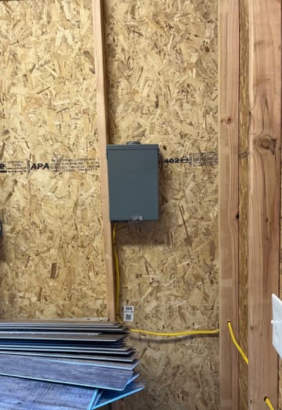 Indoor Electrical Panel Work